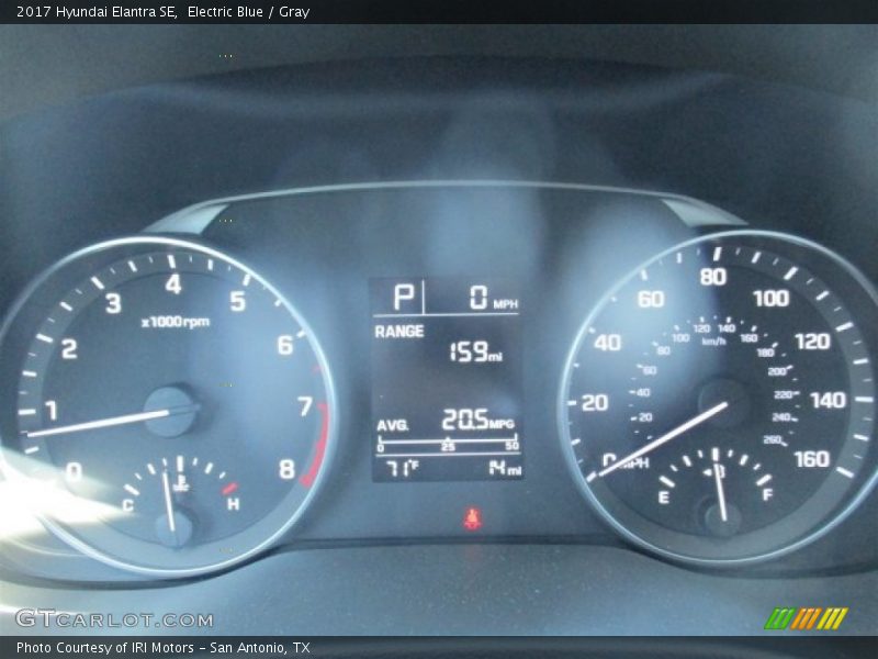 Electric Blue / Gray 2017 Hyundai Elantra SE