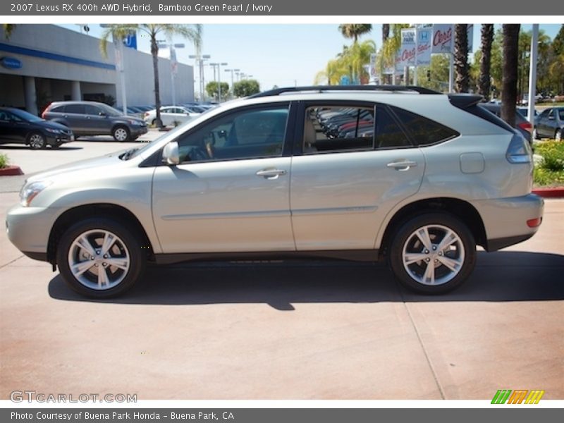 Bamboo Green Pearl / Ivory 2007 Lexus RX 400h AWD Hybrid