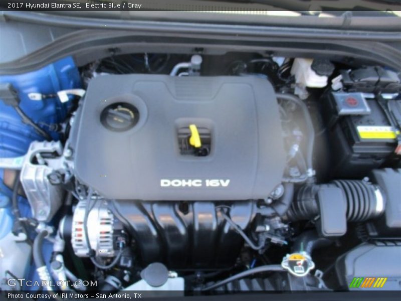 Electric Blue / Gray 2017 Hyundai Elantra SE