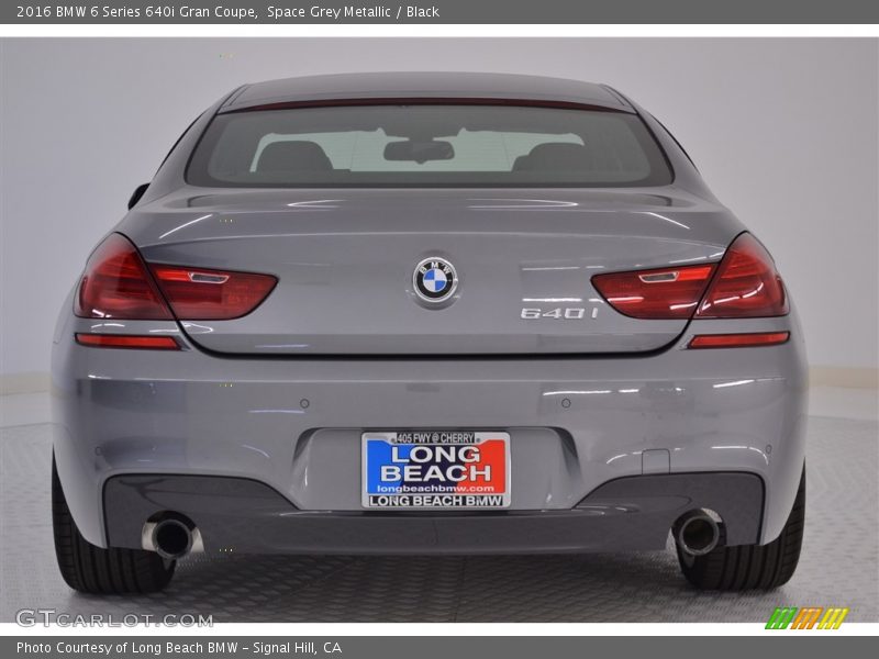 Space Grey Metallic / Black 2016 BMW 6 Series 640i Gran Coupe