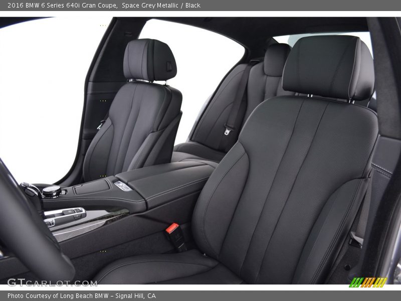 Space Grey Metallic / Black 2016 BMW 6 Series 640i Gran Coupe