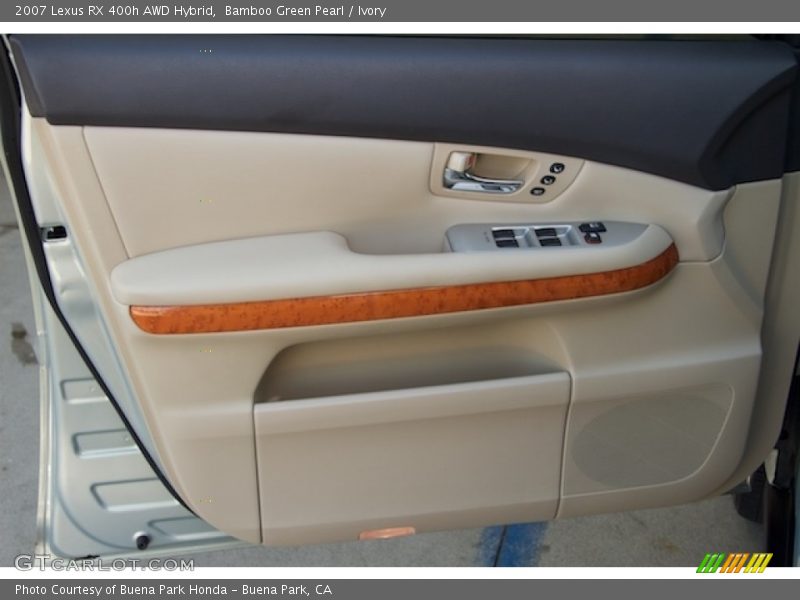 Bamboo Green Pearl / Ivory 2007 Lexus RX 400h AWD Hybrid