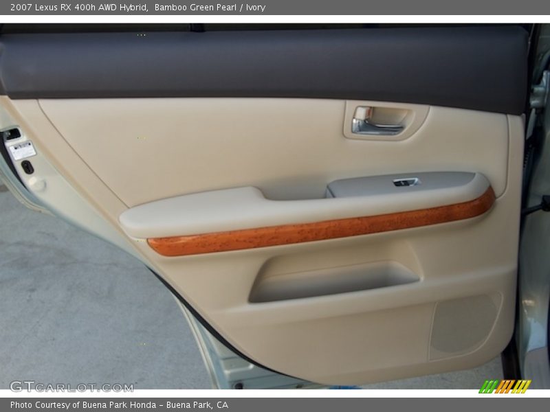 Bamboo Green Pearl / Ivory 2007 Lexus RX 400h AWD Hybrid