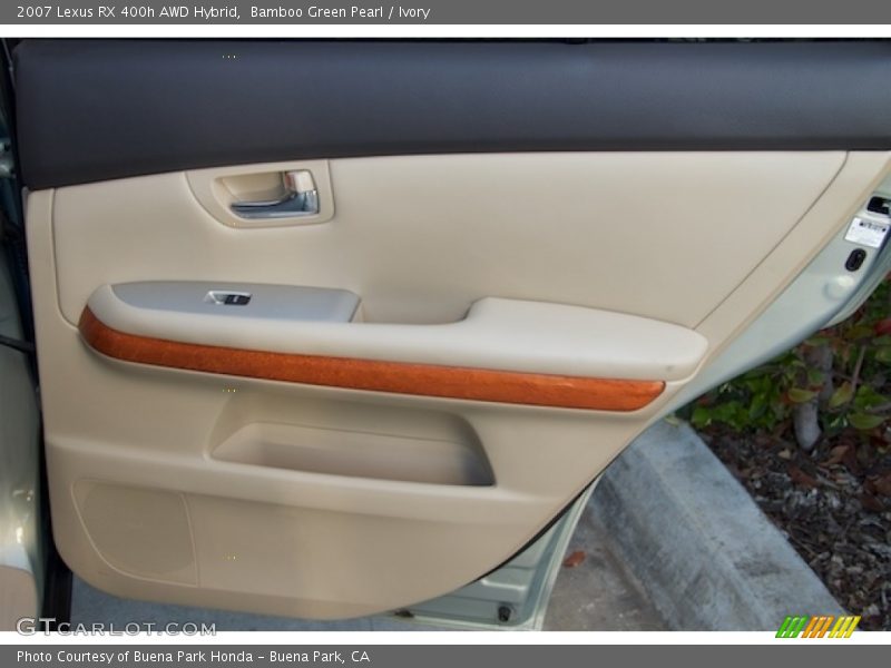 Bamboo Green Pearl / Ivory 2007 Lexus RX 400h AWD Hybrid