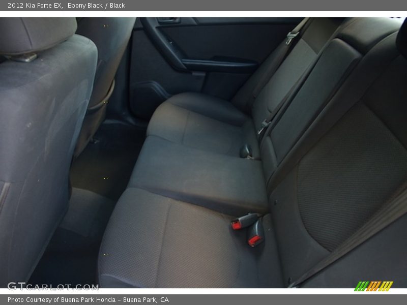 Ebony Black / Black 2012 Kia Forte EX