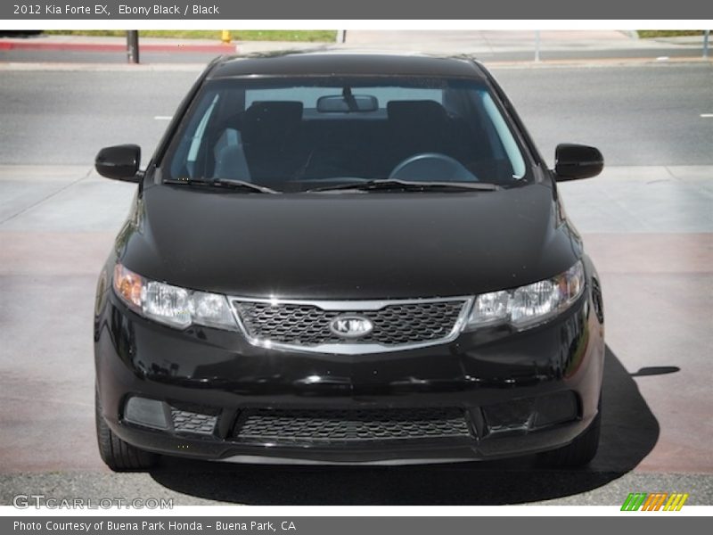 Ebony Black / Black 2012 Kia Forte EX
