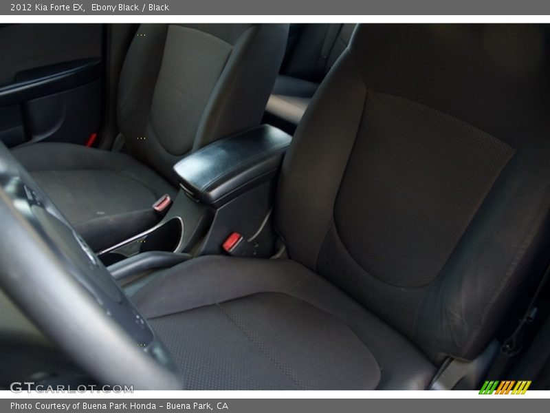 Ebony Black / Black 2012 Kia Forte EX