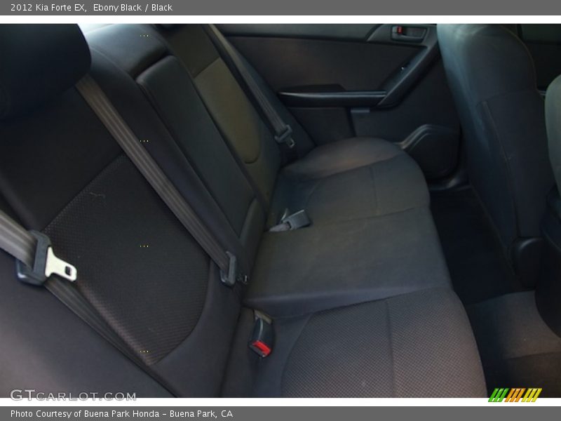 Ebony Black / Black 2012 Kia Forte EX