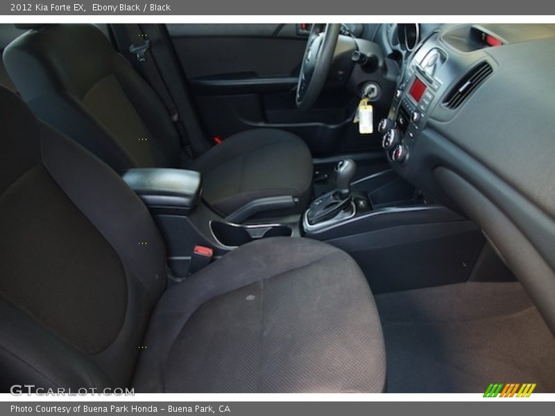 Ebony Black / Black 2012 Kia Forte EX