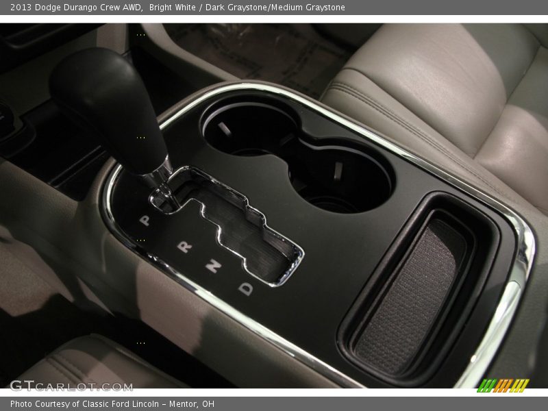 Bright White / Dark Graystone/Medium Graystone 2013 Dodge Durango Crew AWD