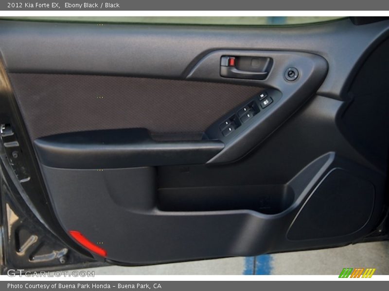 Ebony Black / Black 2012 Kia Forte EX