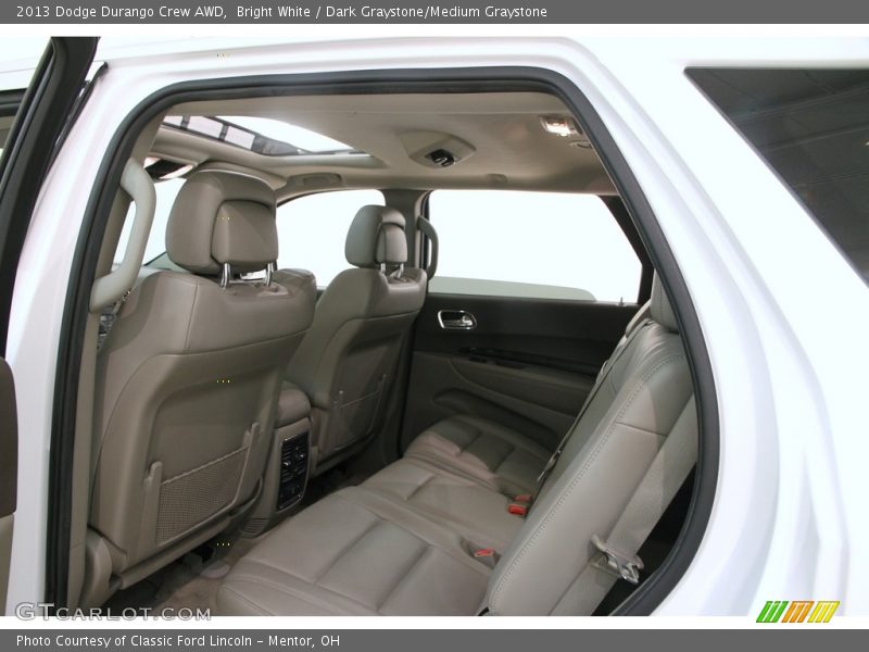 Bright White / Dark Graystone/Medium Graystone 2013 Dodge Durango Crew AWD