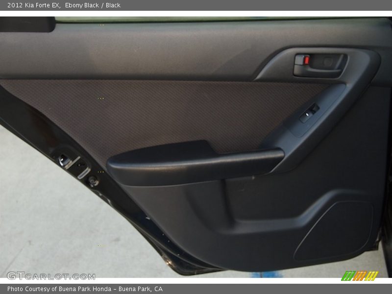 Ebony Black / Black 2012 Kia Forte EX
