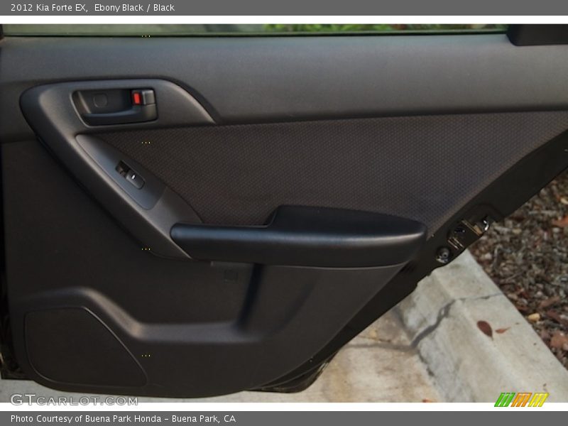 Ebony Black / Black 2012 Kia Forte EX