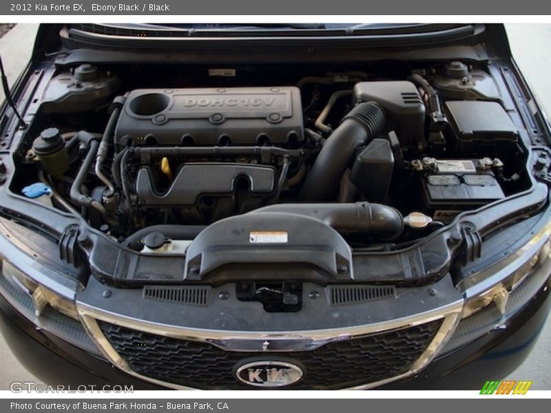 Ebony Black / Black 2012 Kia Forte EX
