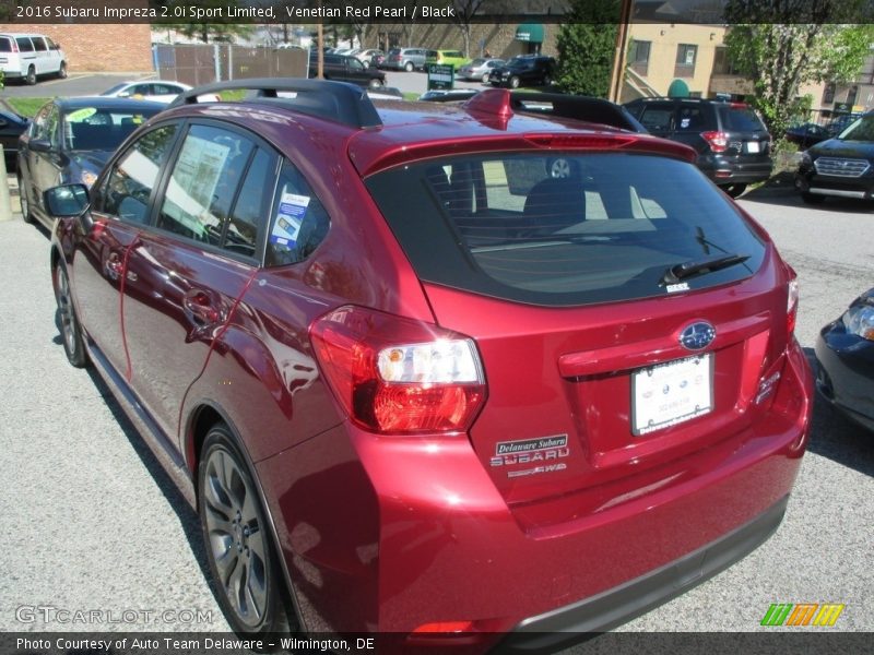 Venetian Red Pearl / Black 2016 Subaru Impreza 2.0i Sport Limited