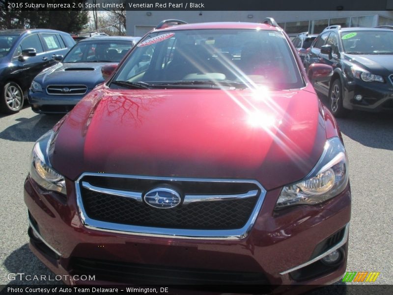 Venetian Red Pearl / Black 2016 Subaru Impreza 2.0i Sport Limited