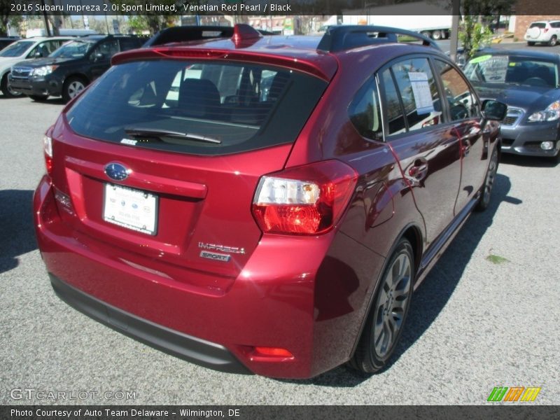 Venetian Red Pearl / Black 2016 Subaru Impreza 2.0i Sport Limited