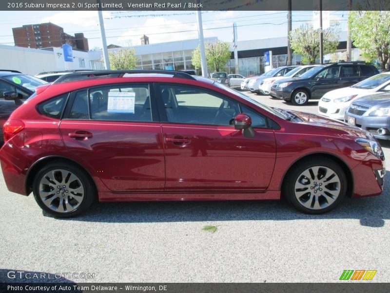 Venetian Red Pearl / Black 2016 Subaru Impreza 2.0i Sport Limited