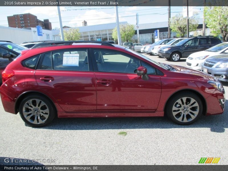 Venetian Red Pearl / Black 2016 Subaru Impreza 2.0i Sport Limited