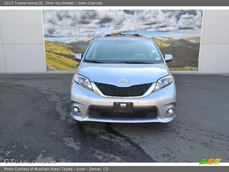 Silver Sky Metallic / Dark Charcoal 2013 Toyota Sienna SE