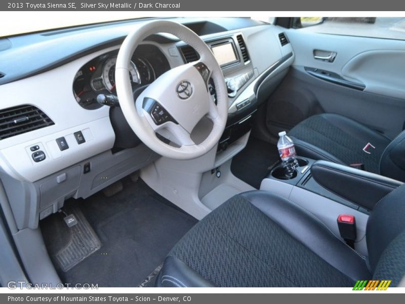 Silver Sky Metallic / Dark Charcoal 2013 Toyota Sienna SE