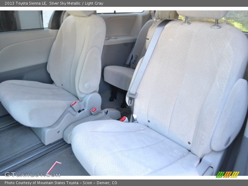 Silver Sky Metallic / Light Gray 2013 Toyota Sienna LE