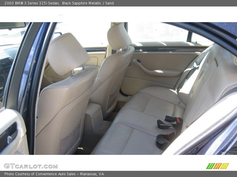 Black Sapphire Metallic / Sand 2003 BMW 3 Series 325i Sedan