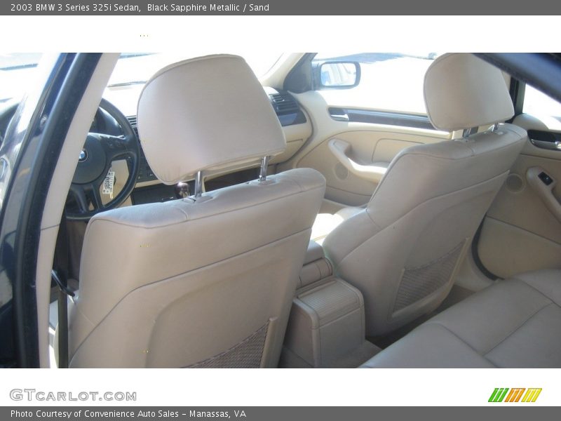Black Sapphire Metallic / Sand 2003 BMW 3 Series 325i Sedan