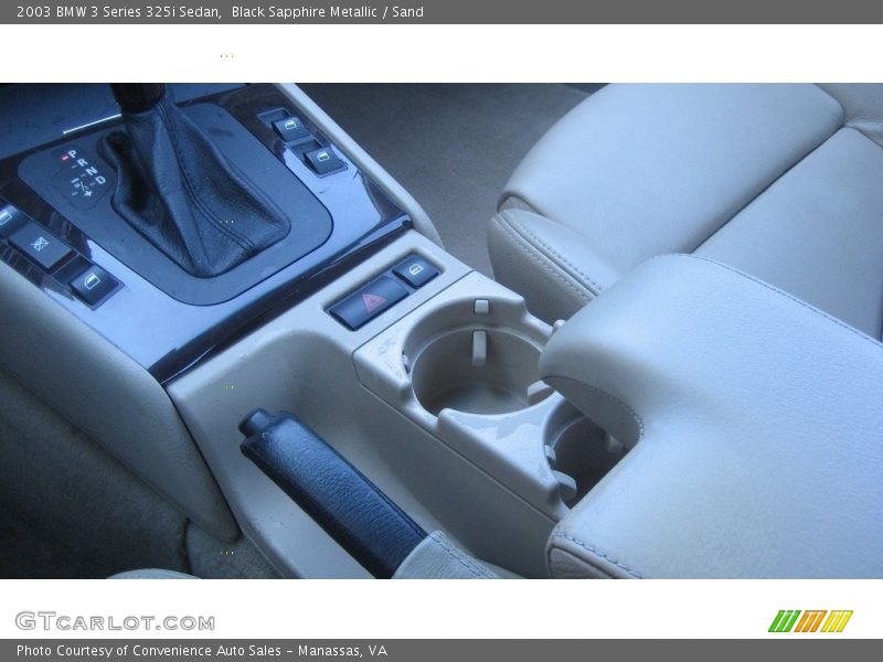 Black Sapphire Metallic / Sand 2003 BMW 3 Series 325i Sedan