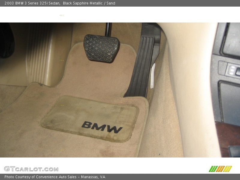 Black Sapphire Metallic / Sand 2003 BMW 3 Series 325i Sedan
