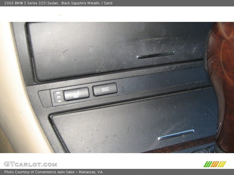 Black Sapphire Metallic / Sand 2003 BMW 3 Series 325i Sedan