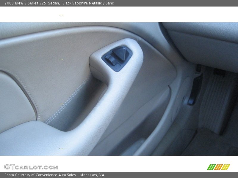 Black Sapphire Metallic / Sand 2003 BMW 3 Series 325i Sedan