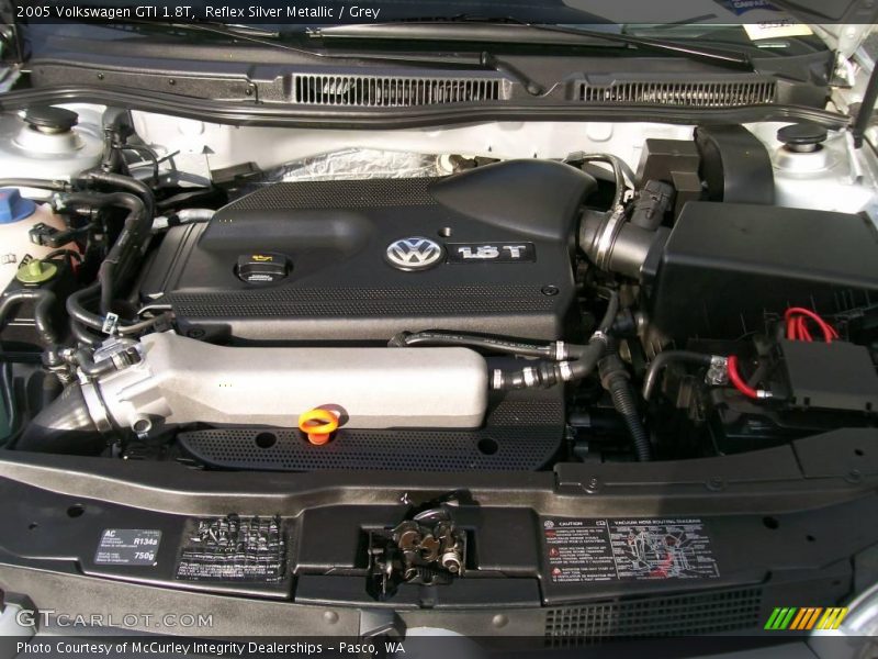 Reflex Silver Metallic / Grey 2005 Volkswagen GTI 1.8T