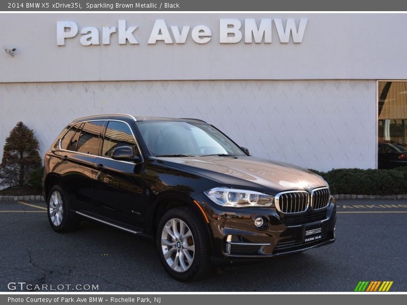 Sparkling Brown Metallic / Black 2014 BMW X5 xDrive35i