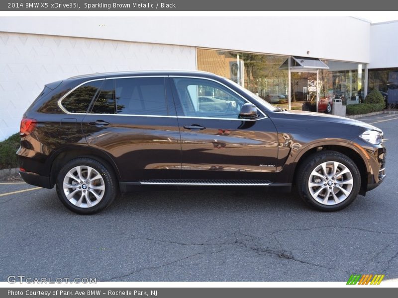 Sparkling Brown Metallic / Black 2014 BMW X5 xDrive35i