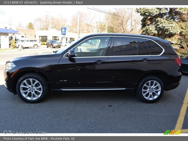 Sparkling Brown Metallic / Black 2014 BMW X5 xDrive35i