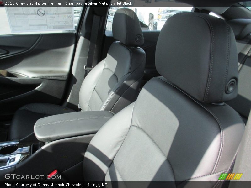 Champagne Silver Metallic / Jet Black 2016 Chevrolet Malibu Premier