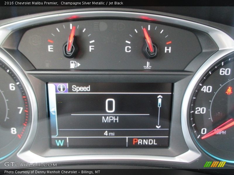 Champagne Silver Metallic / Jet Black 2016 Chevrolet Malibu Premier