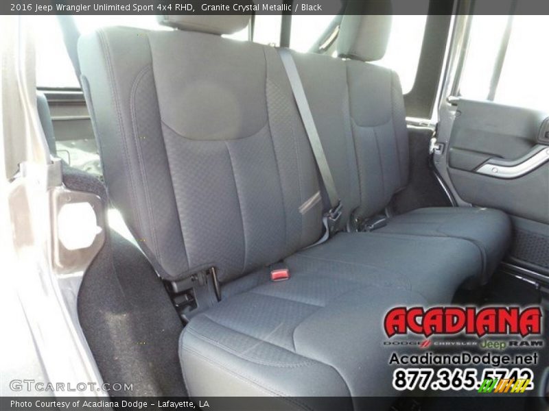 Granite Crystal Metallic / Black 2016 Jeep Wrangler Unlimited Sport 4x4 RHD