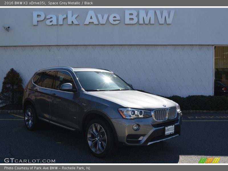 Space Grey Metallic / Black 2016 BMW X3 xDrive35i