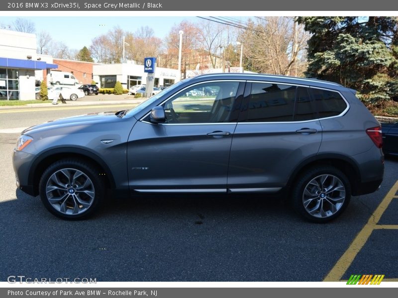 Space Grey Metallic / Black 2016 BMW X3 xDrive35i