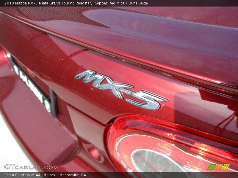 Copper Red Mica / Dune Beige 2010 Mazda MX-5 Miata Grand Touring Roadster