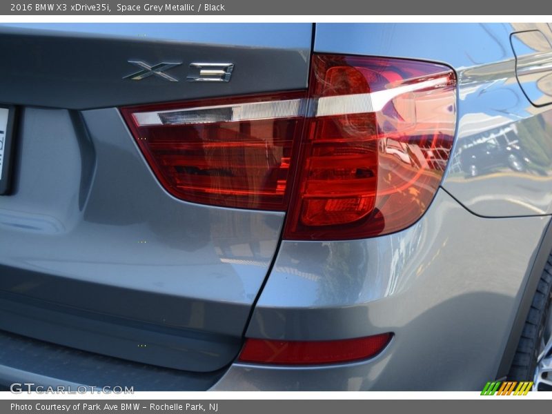 Space Grey Metallic / Black 2016 BMW X3 xDrive35i