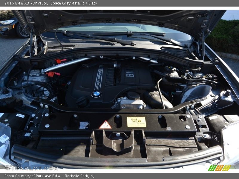 Space Grey Metallic / Black 2016 BMW X3 xDrive35i