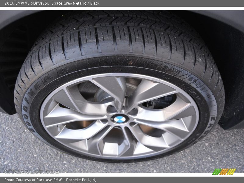 Space Grey Metallic / Black 2016 BMW X3 xDrive35i