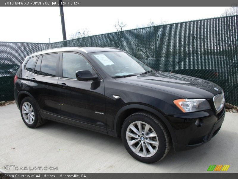 Jet Black / Black 2013 BMW X3 xDrive 28i