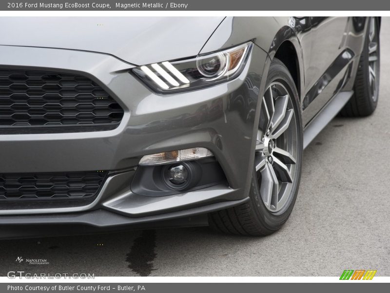 Magnetic Metallic / Ebony 2016 Ford Mustang EcoBoost Coupe