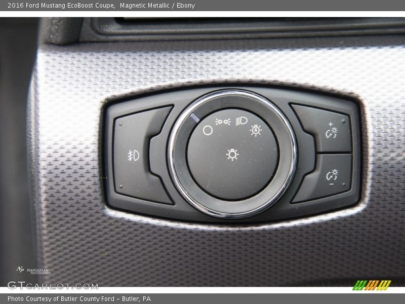 Magnetic Metallic / Ebony 2016 Ford Mustang EcoBoost Coupe