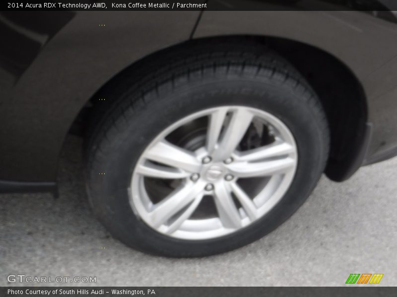 Kona Coffee Metallic / Parchment 2014 Acura RDX Technology AWD